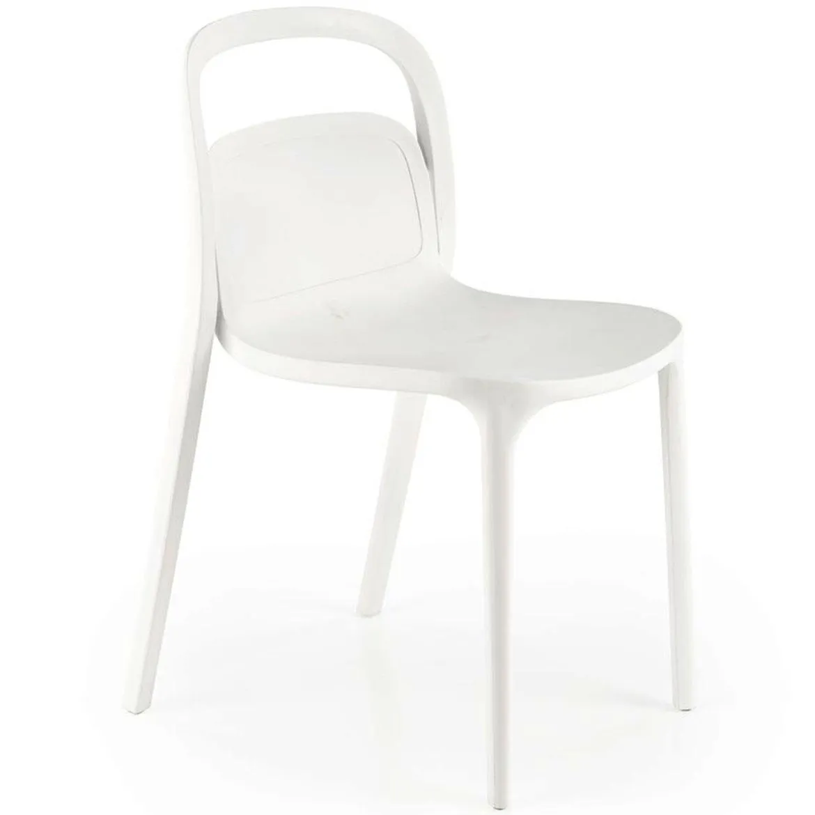 K490 stolica 46x55x80 cm bela
