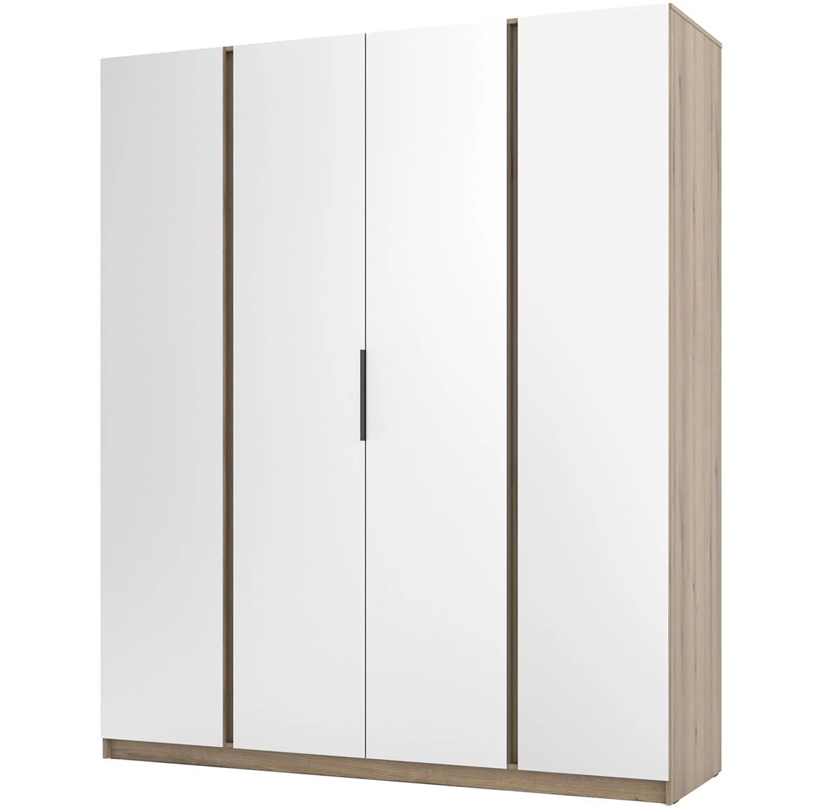 Kaja EV/BL 4 ormar 4 vrata/ogledalo 200x62x239 cm hrast