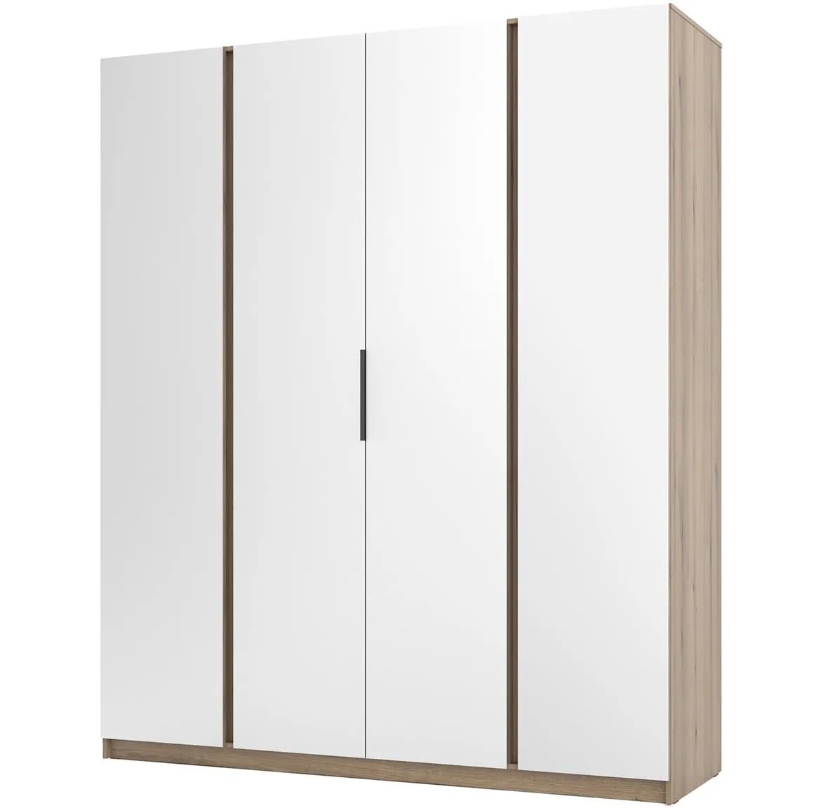 Kaja EV/BL 4 ormar 4 vrata/ogledalo 200x62x239 cm hrast
