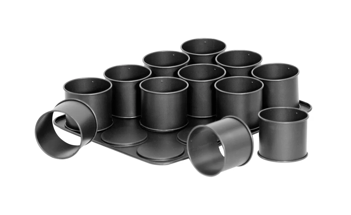 Kalupi za mini torte sa podlogom 12komada