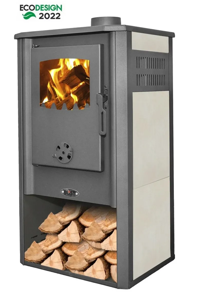 Kaminska pec Atene S Ceramic 8kW bež