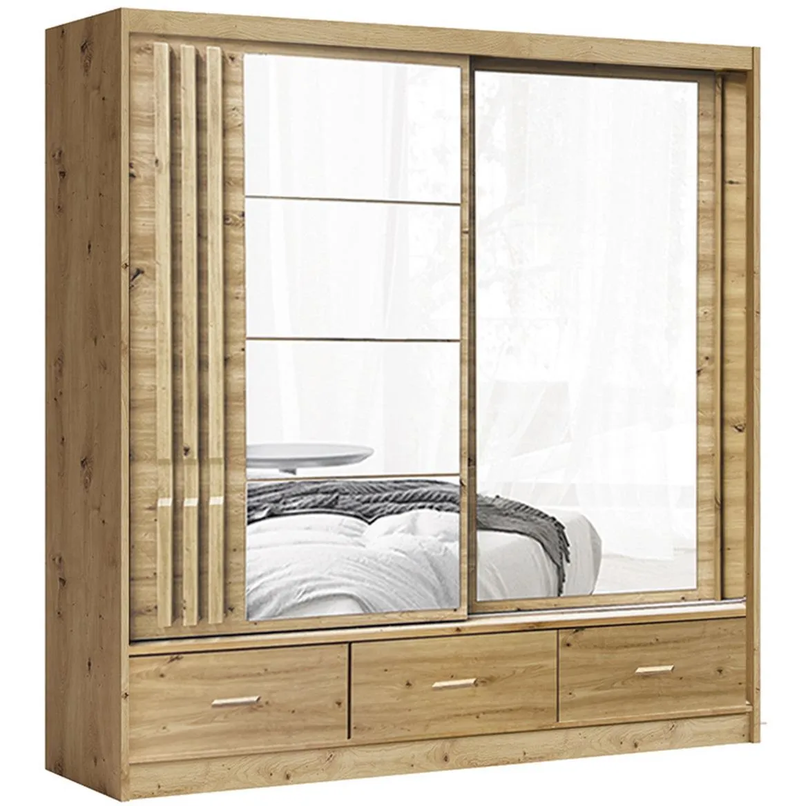 Kanada Ca-3-200 klizni ormar 200x60x215 artisan hrast