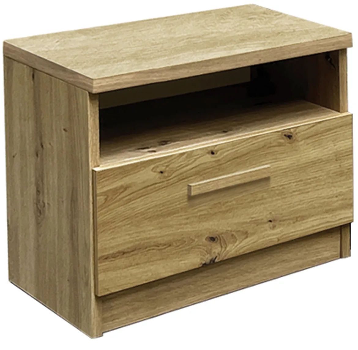 Kanada Ka-1sn nocni stocic + fioka, 50x37x48 cm, svetlo drvo