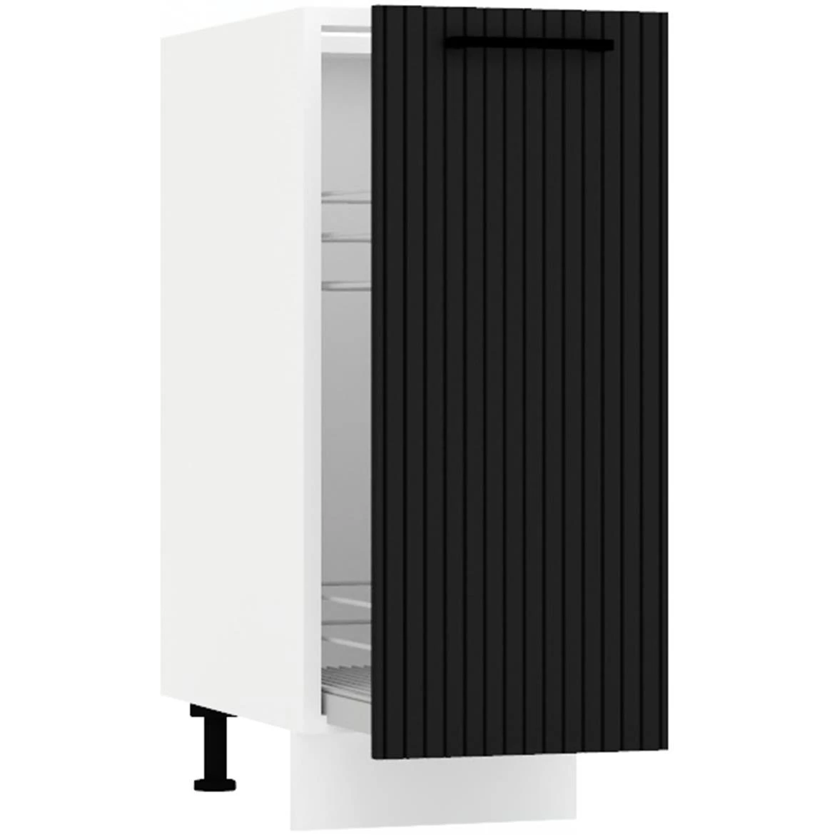 Kate d30 kuhinjski element 1 fioka 30x52,4x82 cm belo/crni