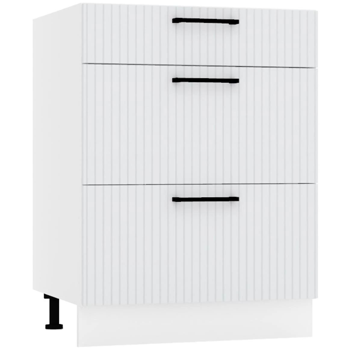 Kate d60s/3 kuhinjski element 3 fioke 60x52,4x82 cm beli