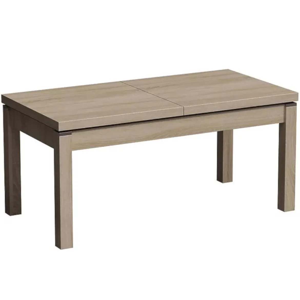 Klub sto Cleopatra 124(163)x64x56 cm sonoma