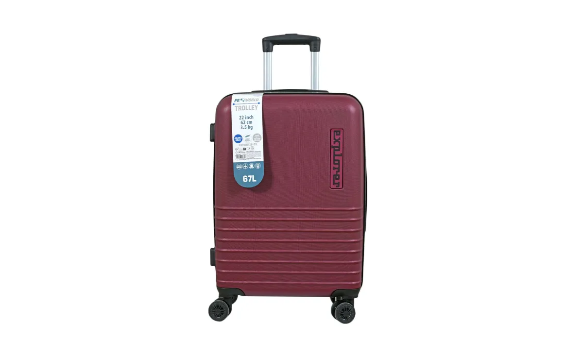 Kofer Explorer 43x26x62cm tamno crveni