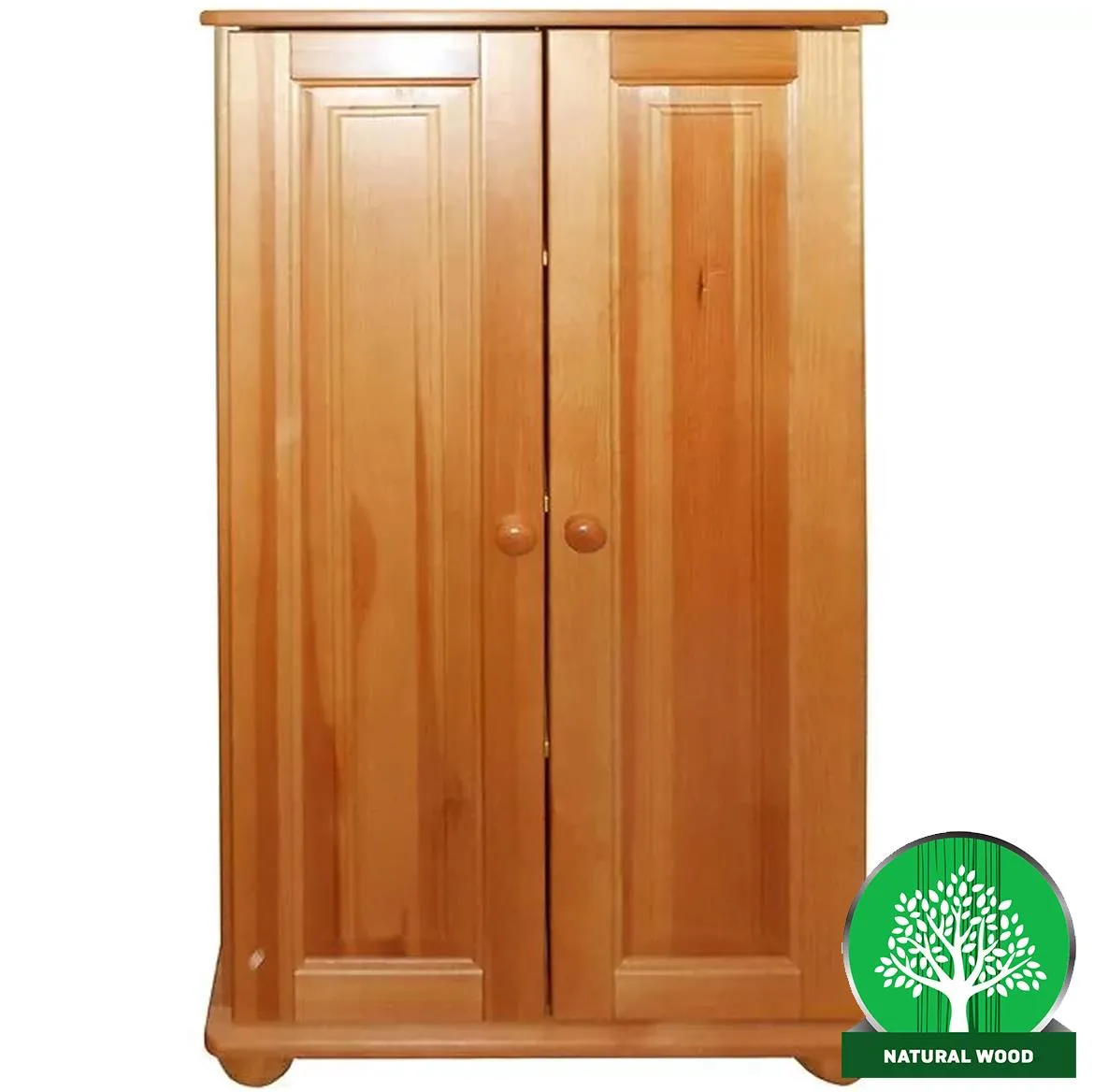 Komoda 2 vrata 60x40x122 cm natur