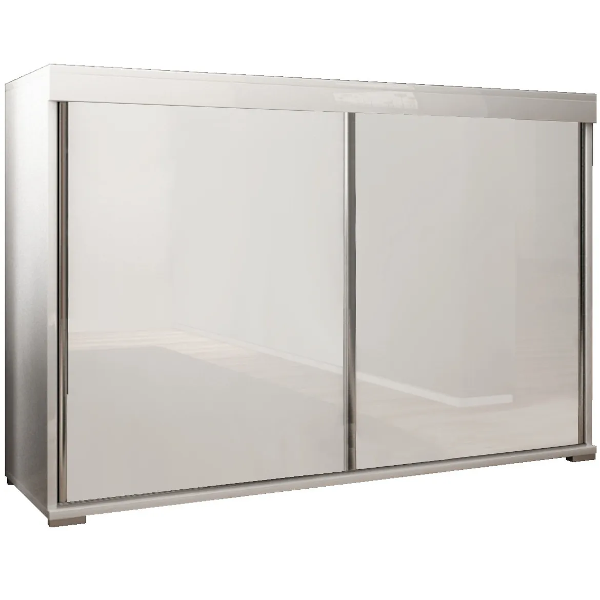 Komoda Tablet 2 vrata T1 120x45x94 cm bela