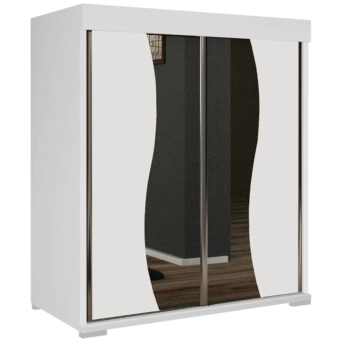 Komoda Tablet 2 vrata T2 80x45x94 cm bela