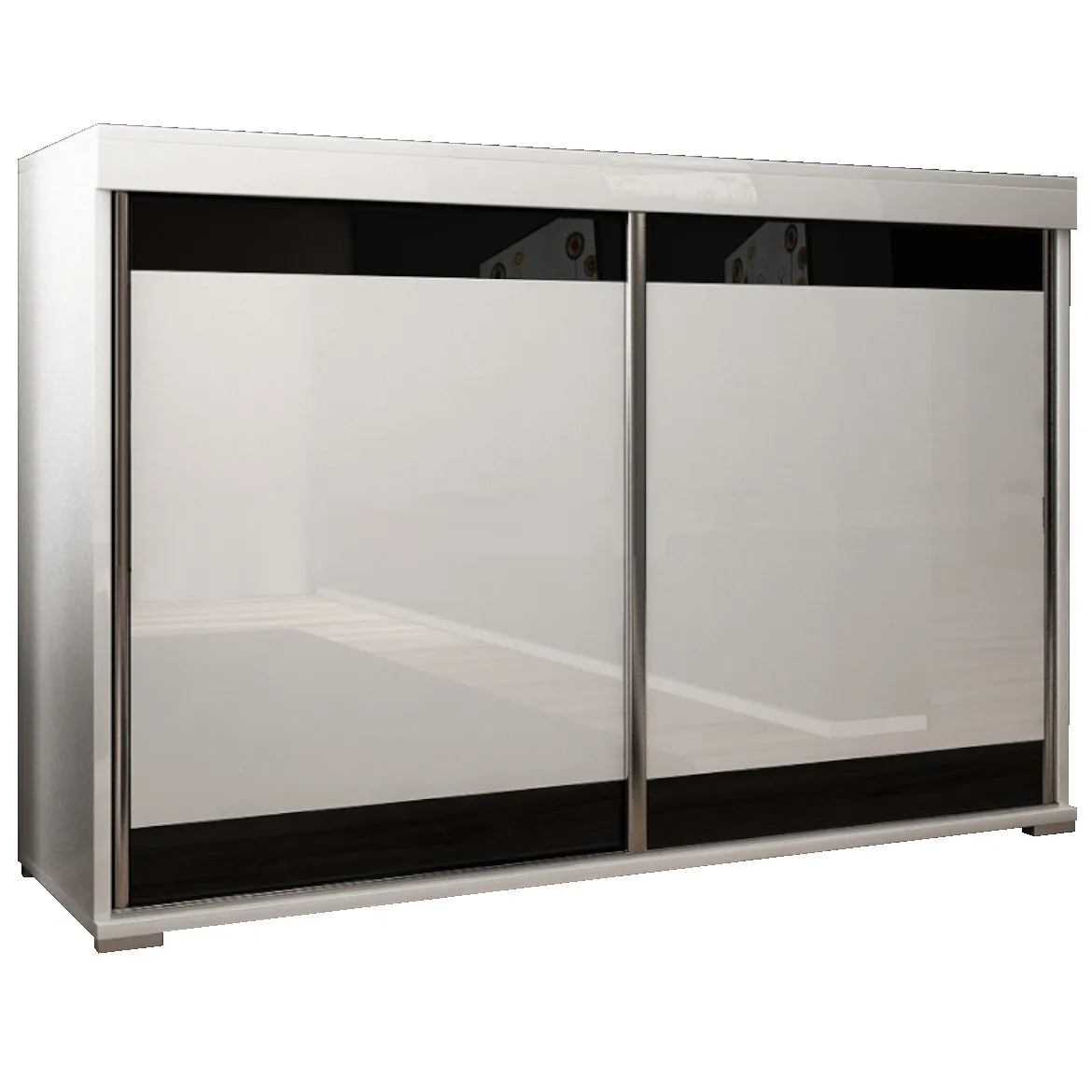 Komoda Tablet 2 vrata T4 140x45x94 cm bela