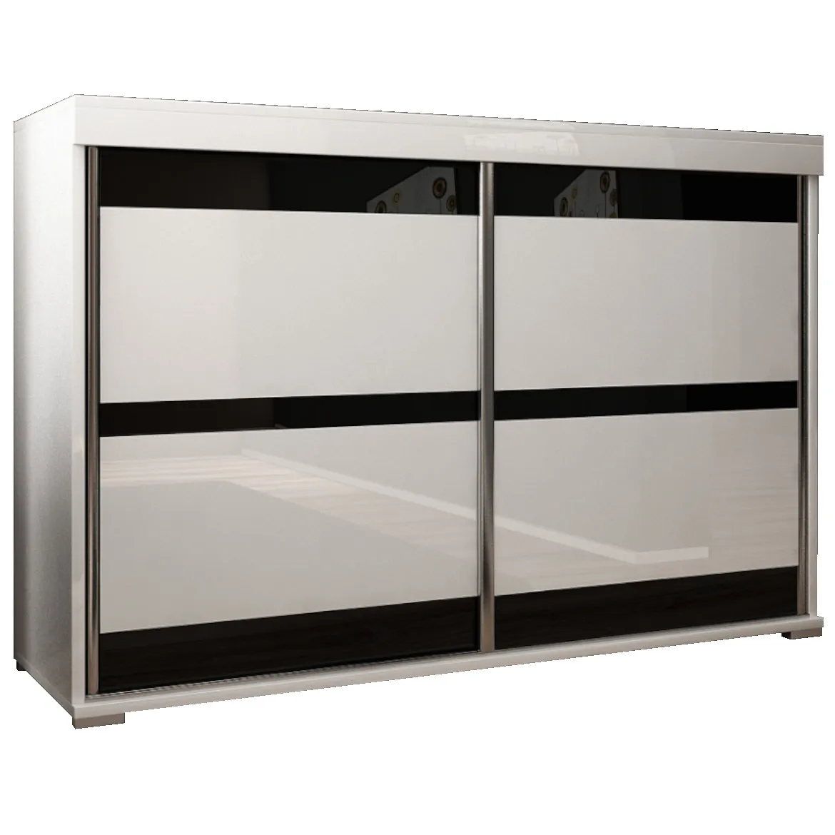 Komoda Tablet 2 vrata T5 140x45x94 cm bela