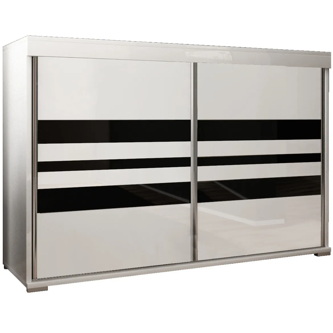 Komoda Tablet 2 vrata T6 120x45x94 cm bela