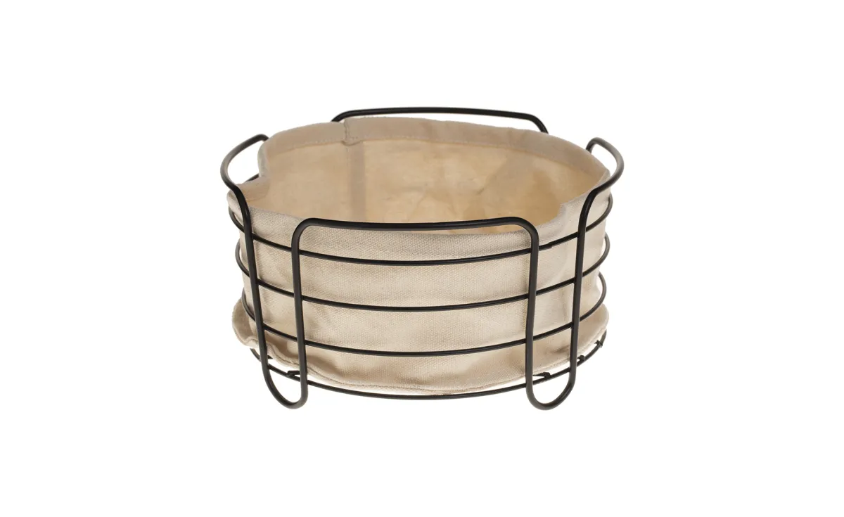 Korpa za hleb Bistro 25x10cm crna