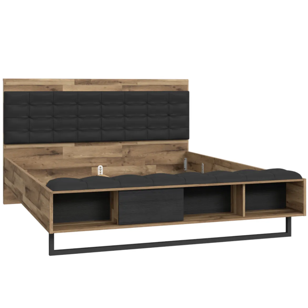Krevet Jakobina bez podnice sa klupom 168x235x120 cm