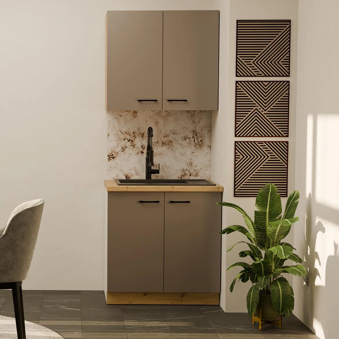 Kuhinjska Bologna 80x52x200 cm bez radne ploce