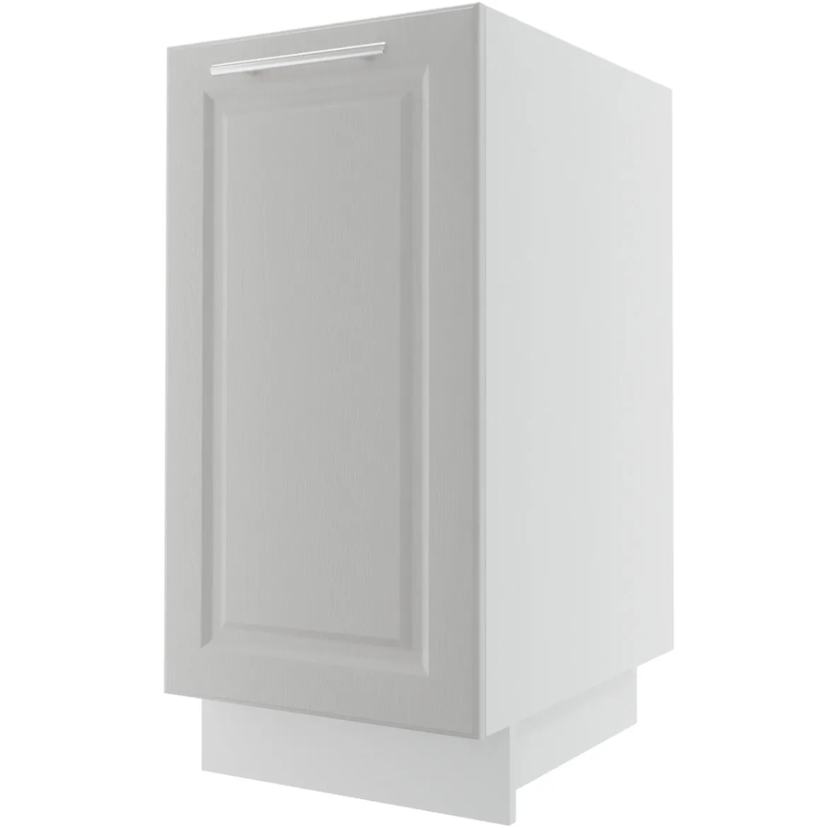 Kuhinjski element Emporium 40cm 1 vrata svetlo siva/bela