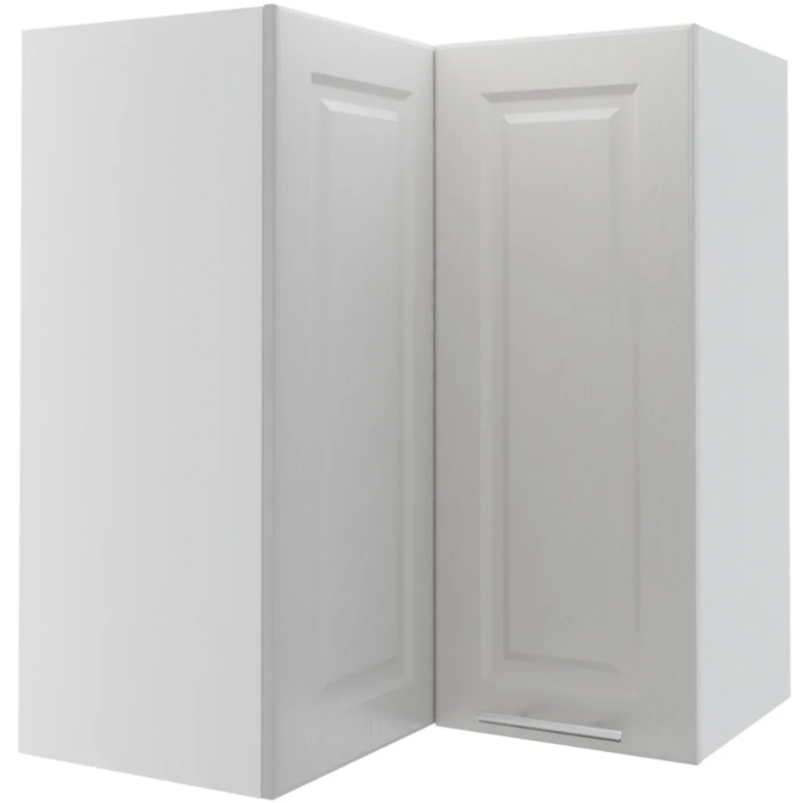 Kuhinjski element Emporium gornji ugaoni W12 60cm 2 vrata svetlo siva/bela