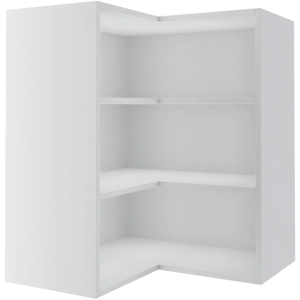 Kuhinjski element gornji ugaoni za 2 vrata 60 cm bela