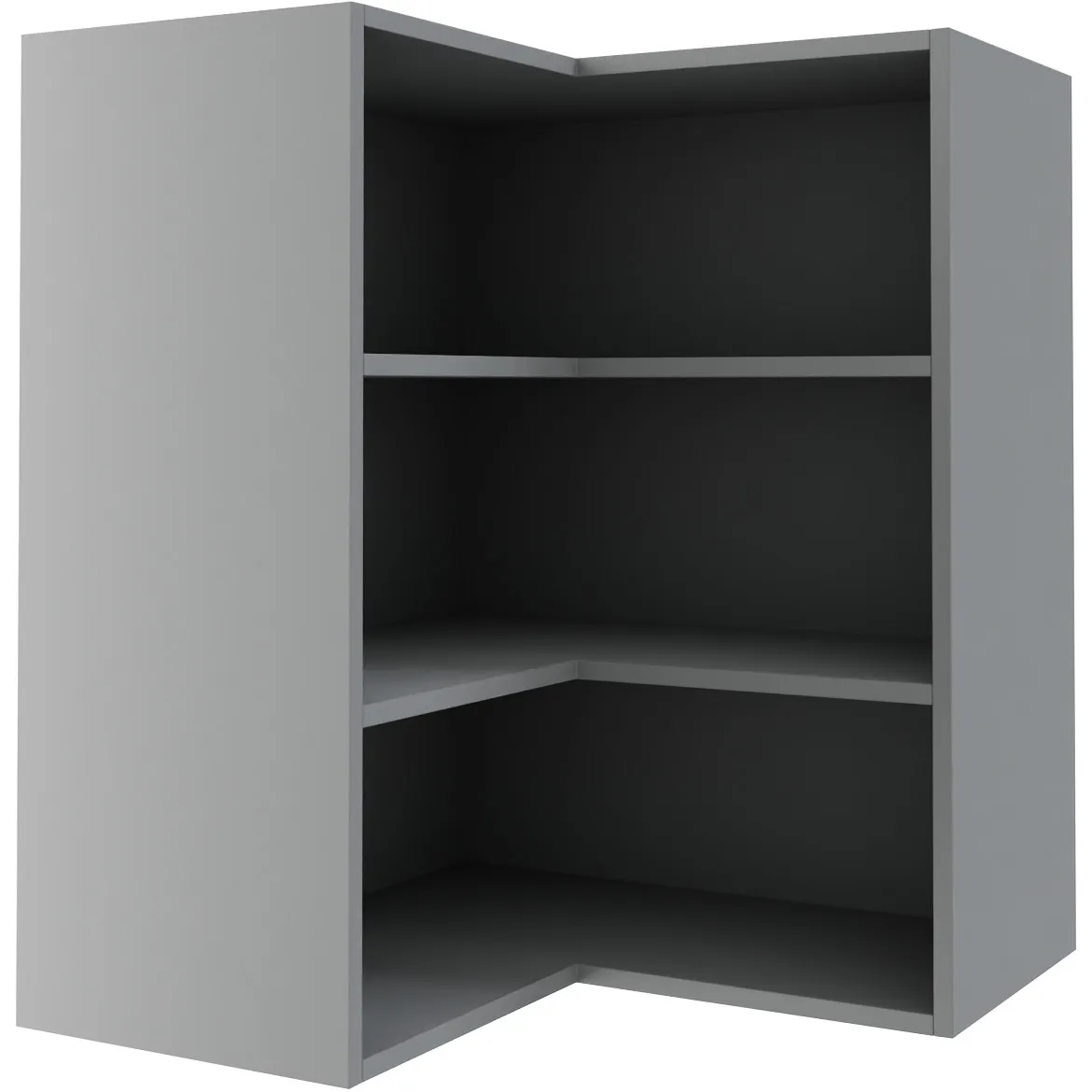 Kuhinjski element gornji za otklopna vrata W12 60 cm siva