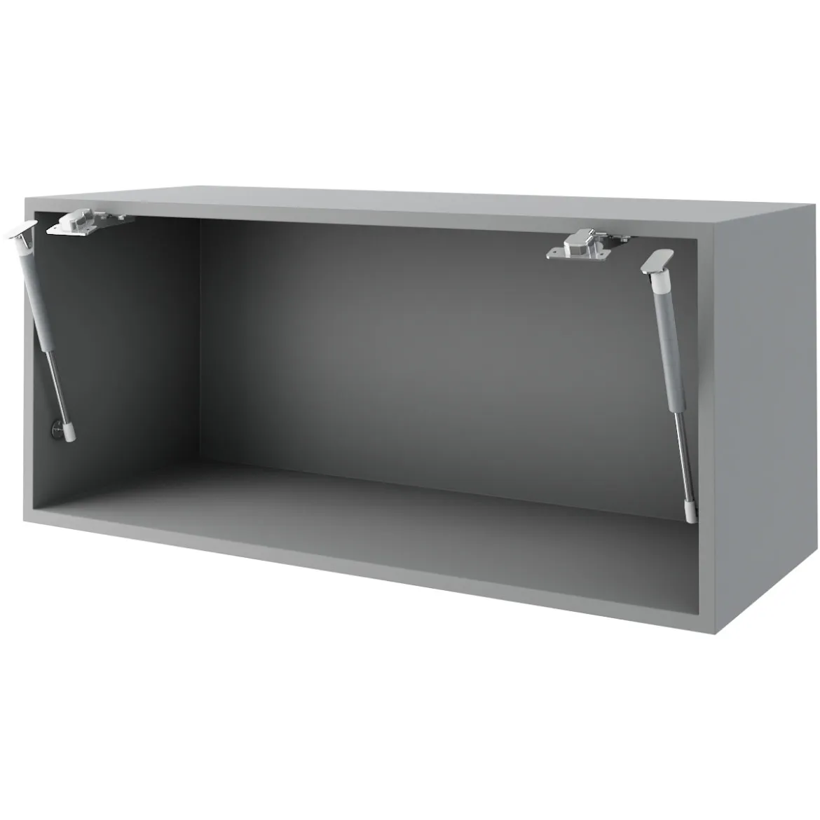 Kuhinjski element gornji za otklopna vrata W4b 80 cm siva