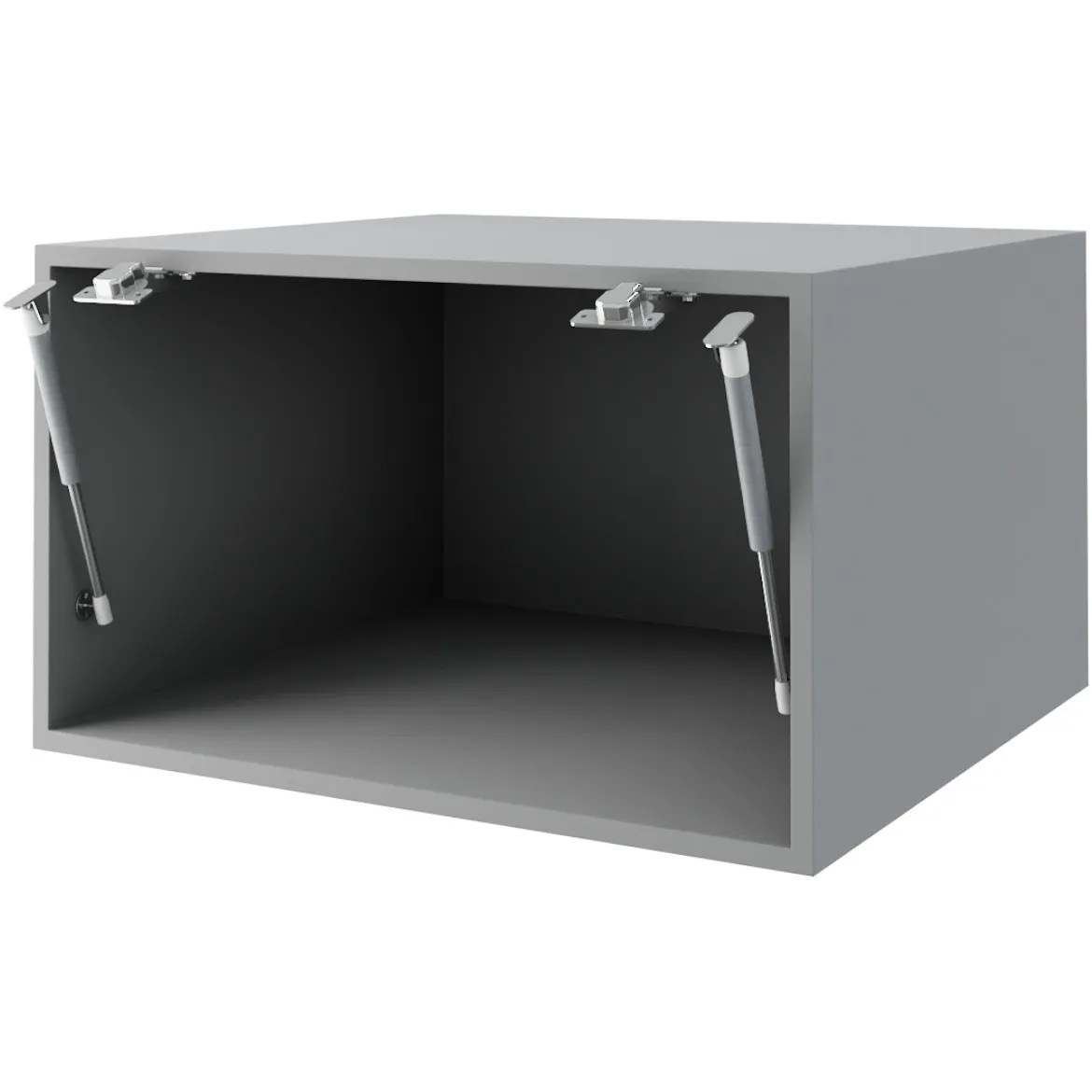 Kuhinjski element gornji za otklopna vrata W6b 60 cm siva