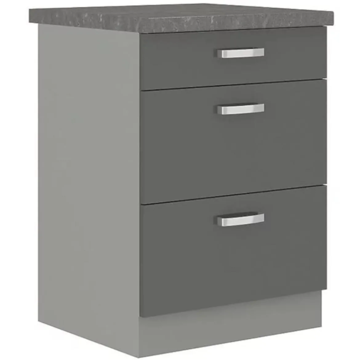 Kuhinjski element Grey 60d 3s bb siva