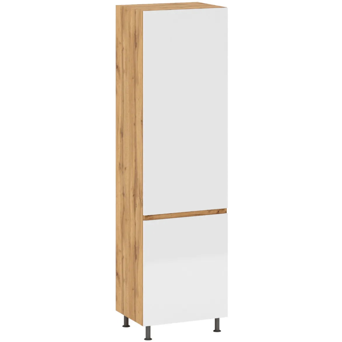 Kuhinjski element Magnolia visoki 2 vrata natur/bela