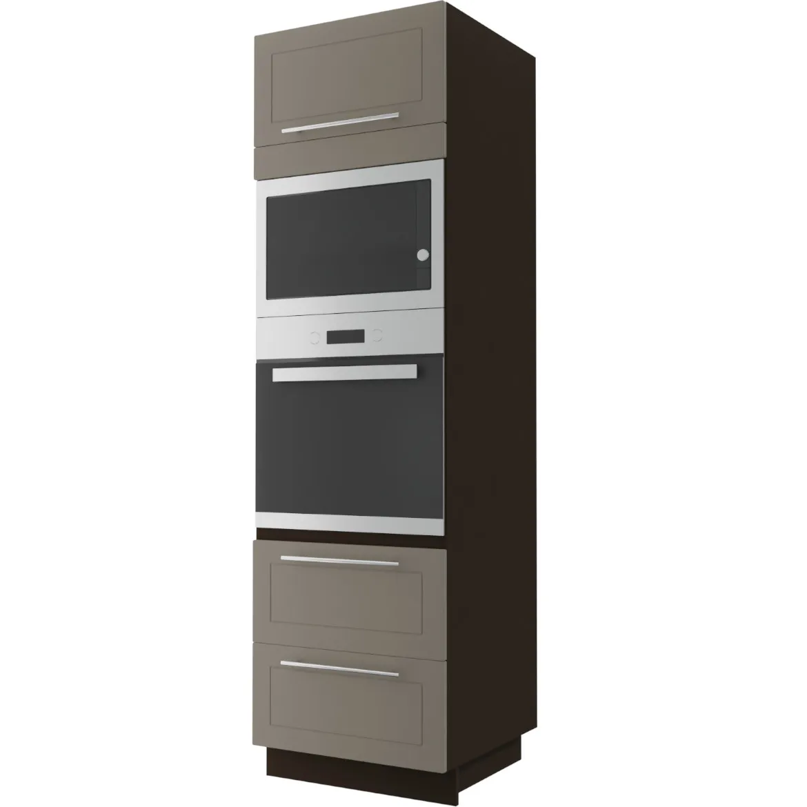 Kuhinjski element Quantum D14RU / 2M - 286 bež mat / braon