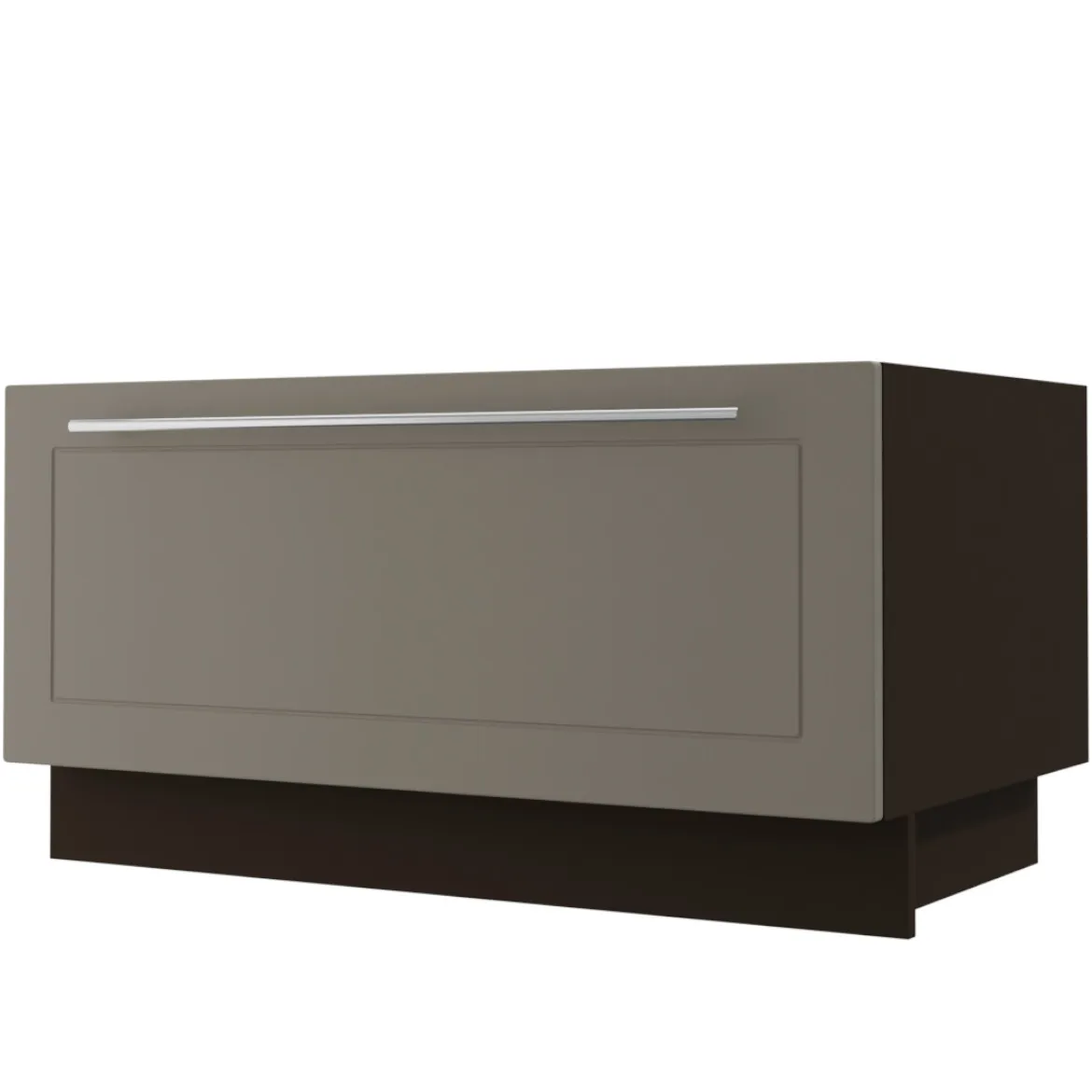 Kuhinjski element Quantum D1K / 90 bež mat / braon