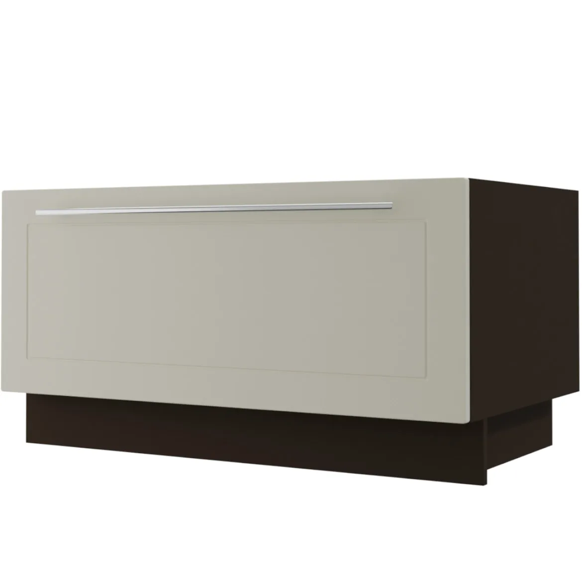 Kuhinjski element Quantum D1K / 90 vanila mat / braon