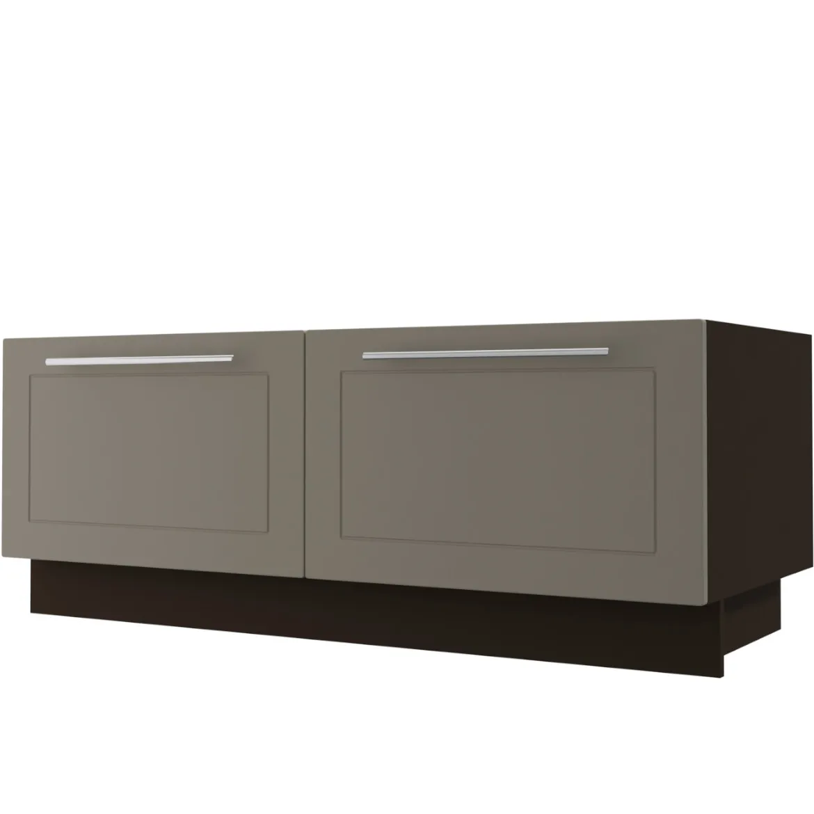 Kuhinjski element Quantum D2M / 120 bež mat / braon