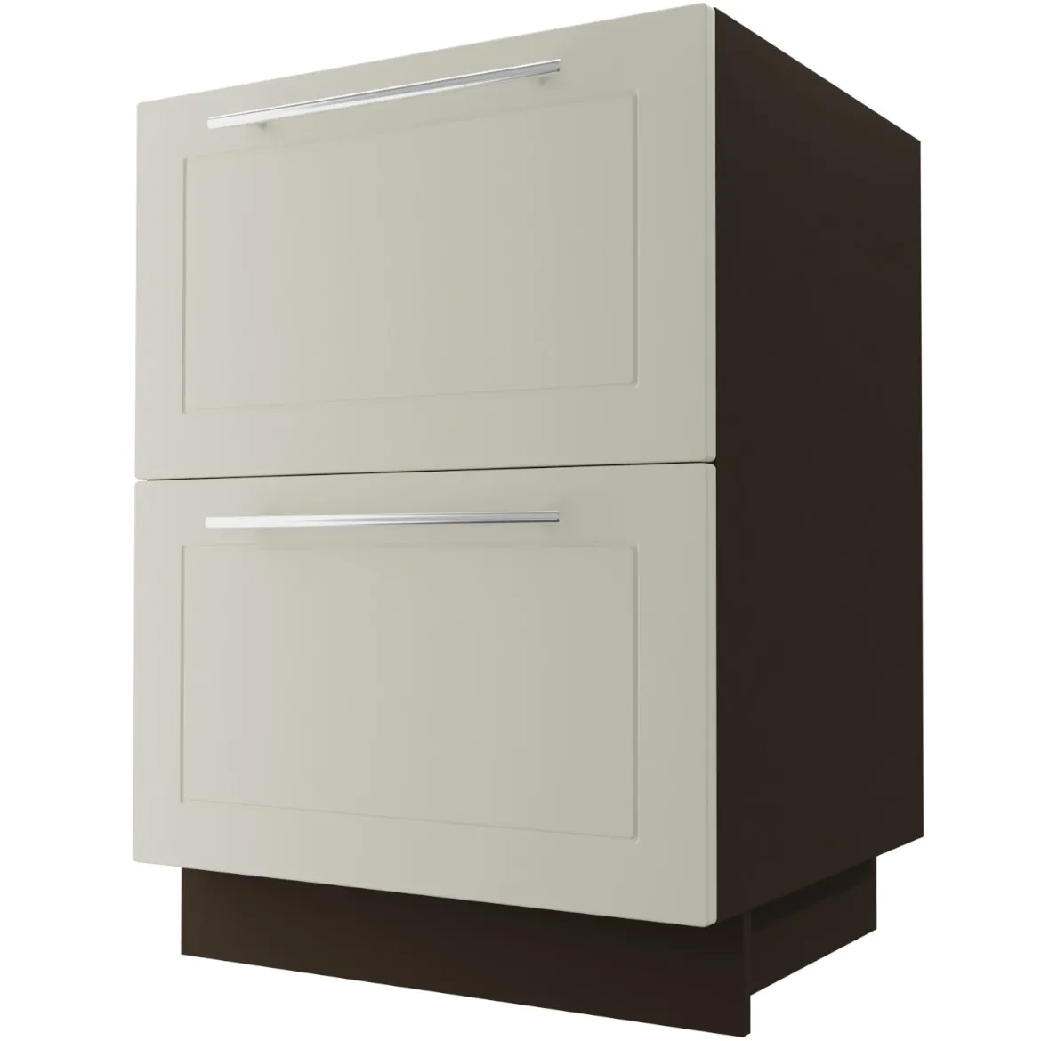 Kuhinjski element Quantum D2M / 60 vanila mat / braon