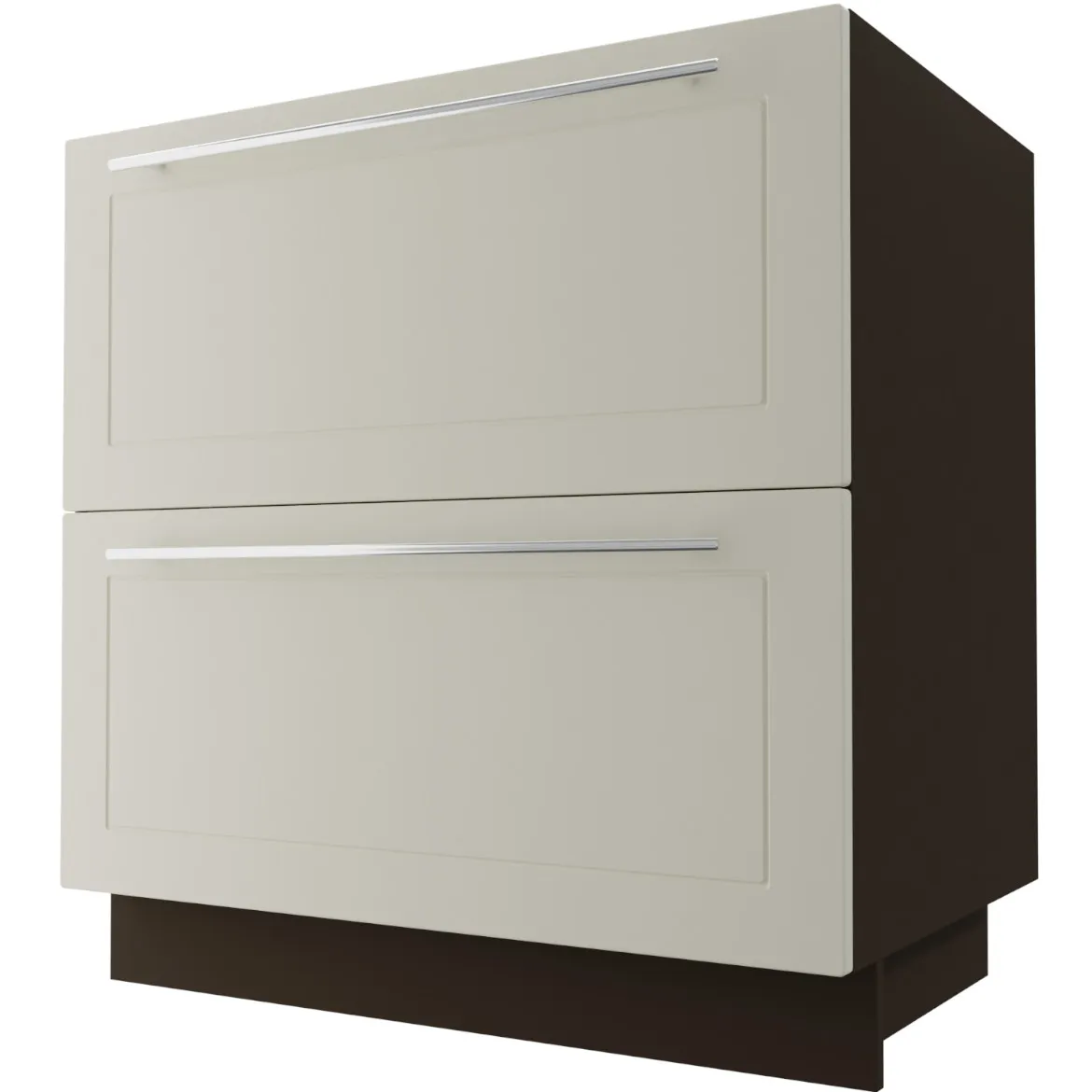 Kuhinjski element Quantum D2M / 80 vanila mat / braon