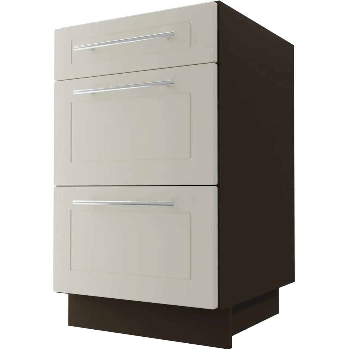 Kuhinjski element Quantum D3M / 50 vanila mat / braon