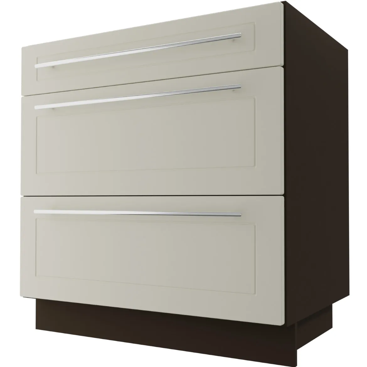 Kuhinjski element Quantum D3M / 80 vanila mat / braon