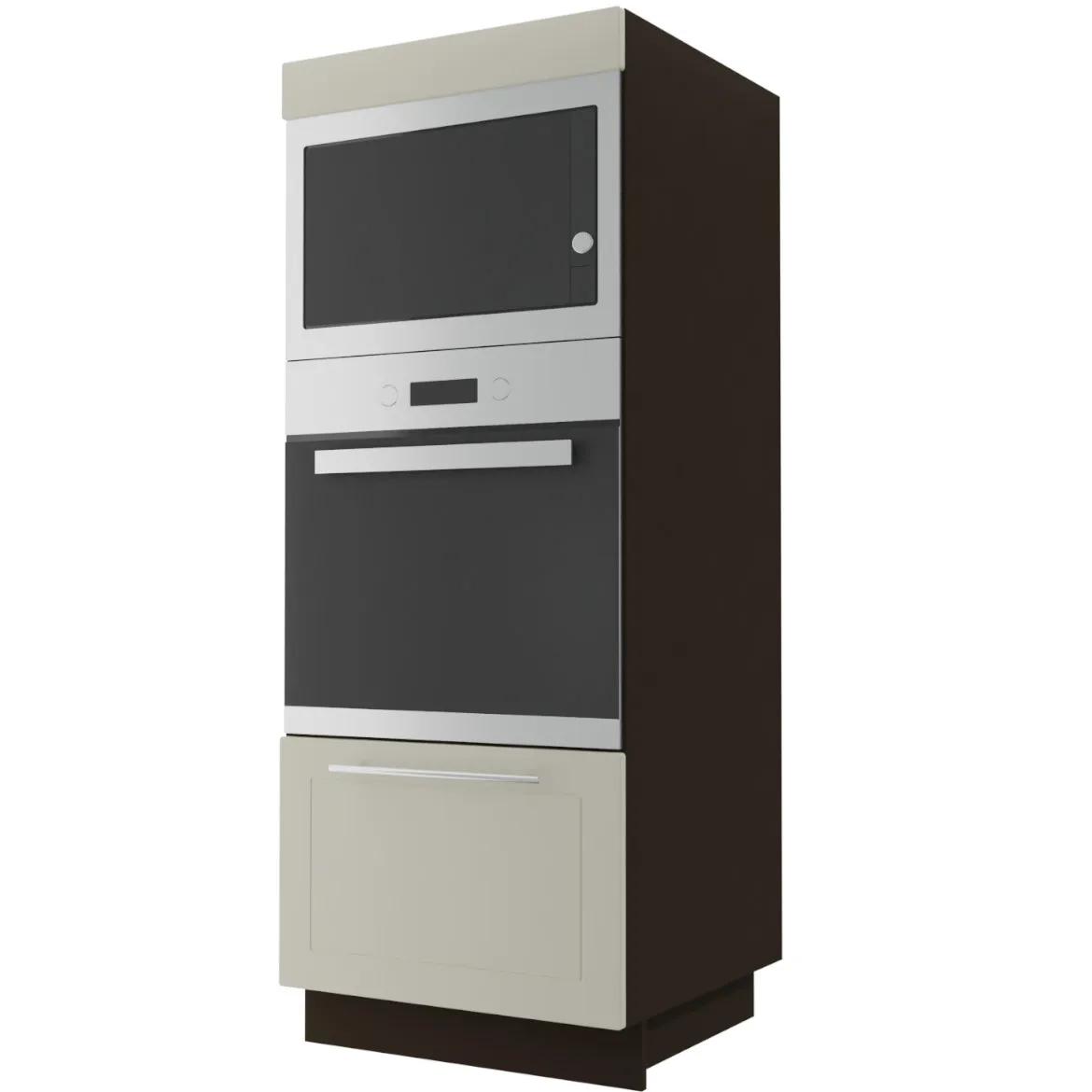 Kuhinjski element Quantum D5AE / 60/154 vanila mat / braon