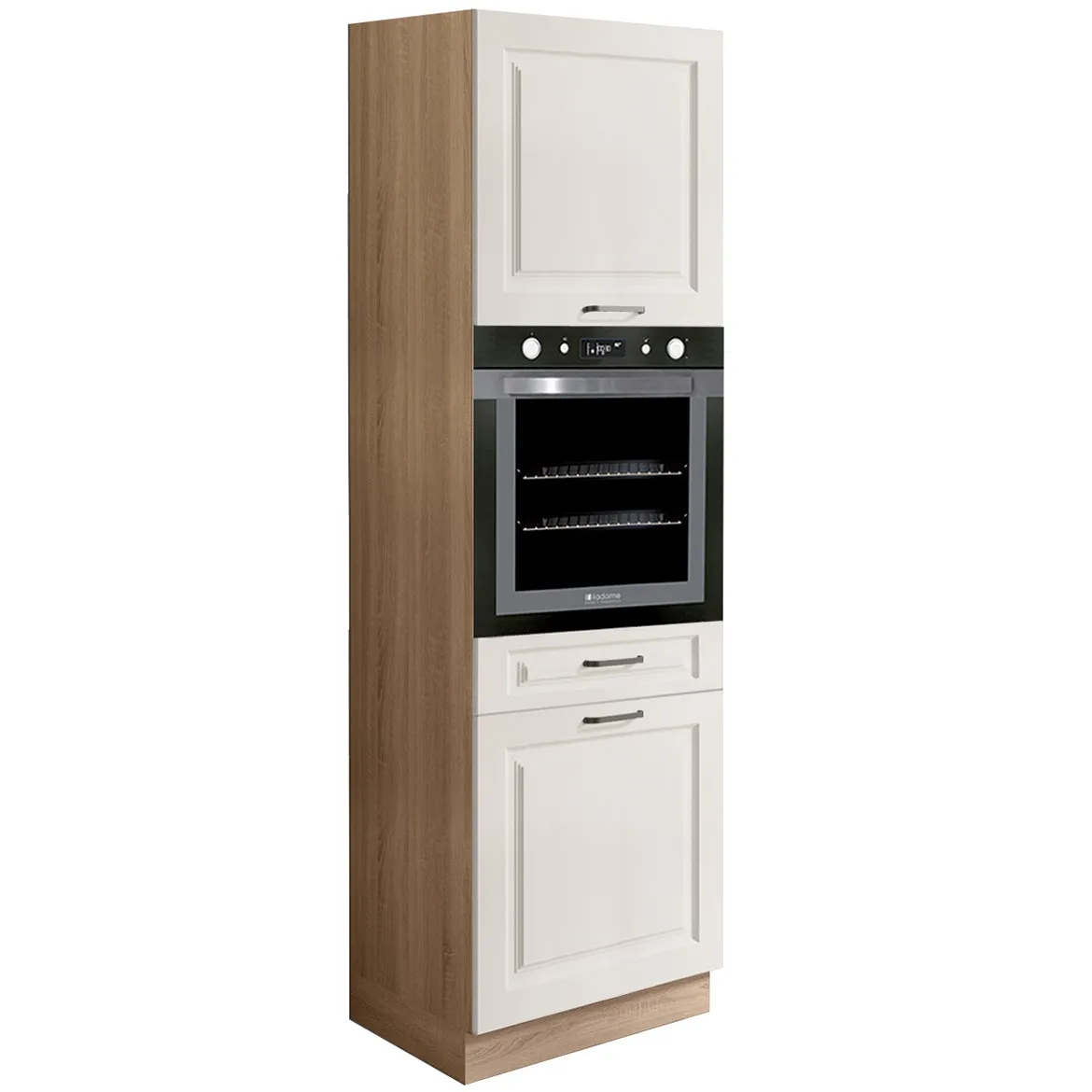 Kuhinjski element Smart 20D sonoma/bela