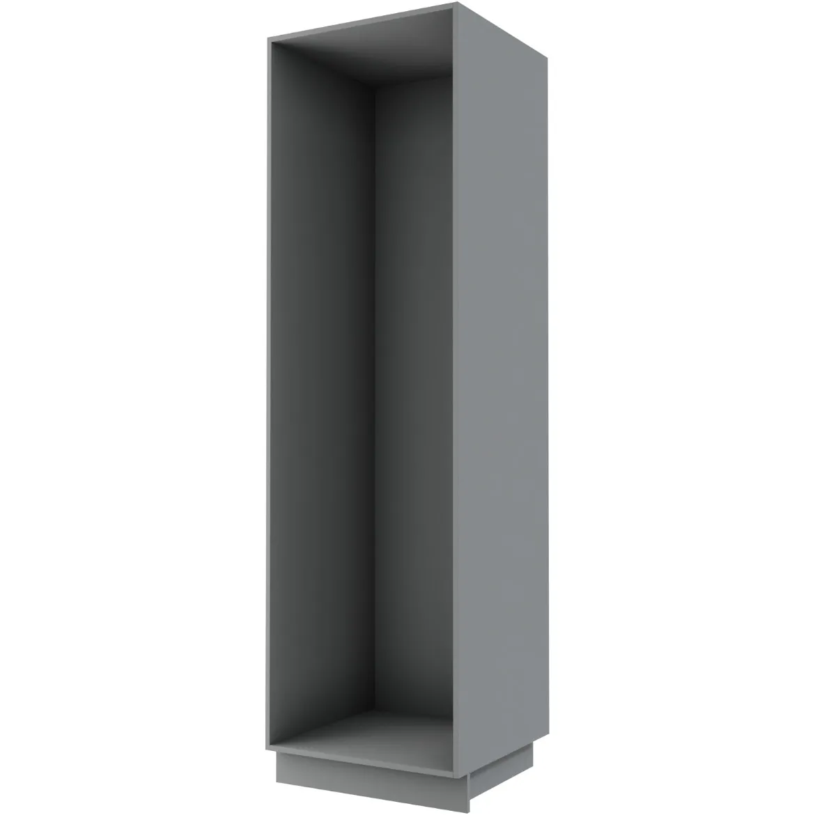Kuhinjski element visoki za frižider 60 cm siva