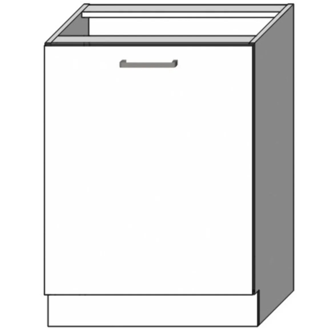 Kuhinjski element Vita D60 PL bela sjaj