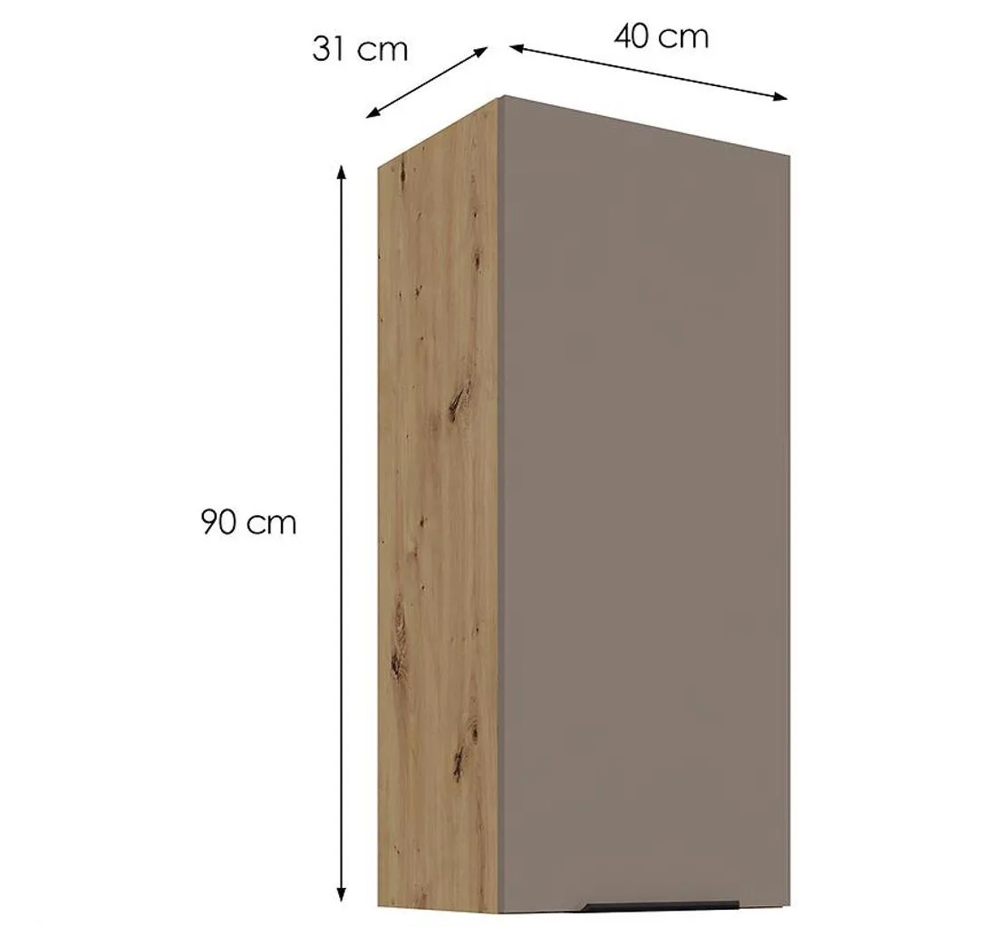 Kuhinjski ormar Aria-TA/AR protiv otiska prsta 40G-90 1F