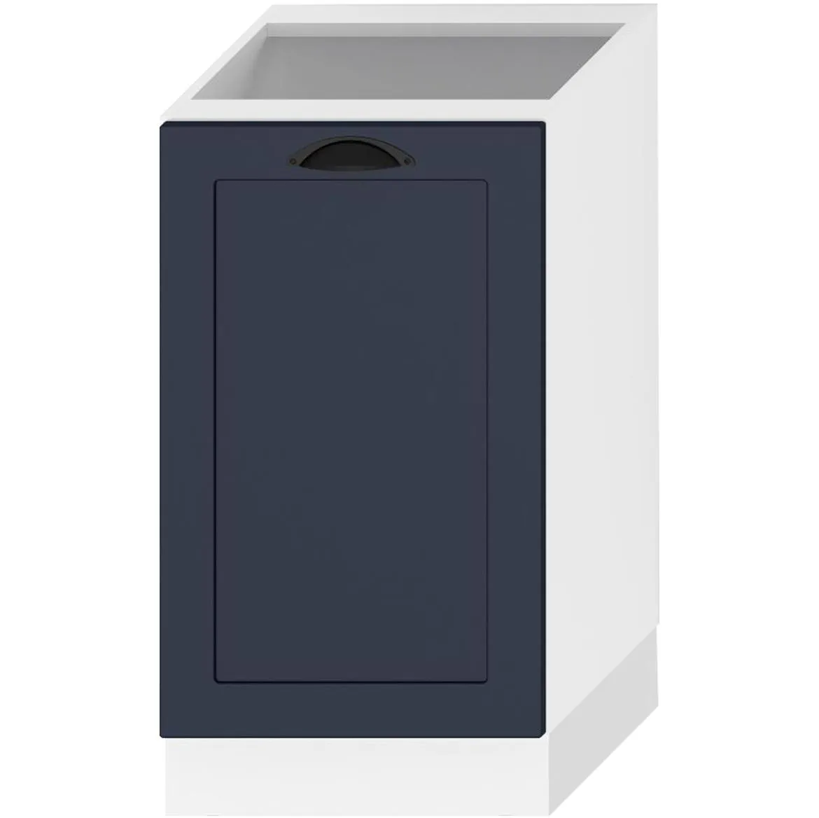 Kuhinjski ormaric Adele D45 Pl Granat Mat / Bela