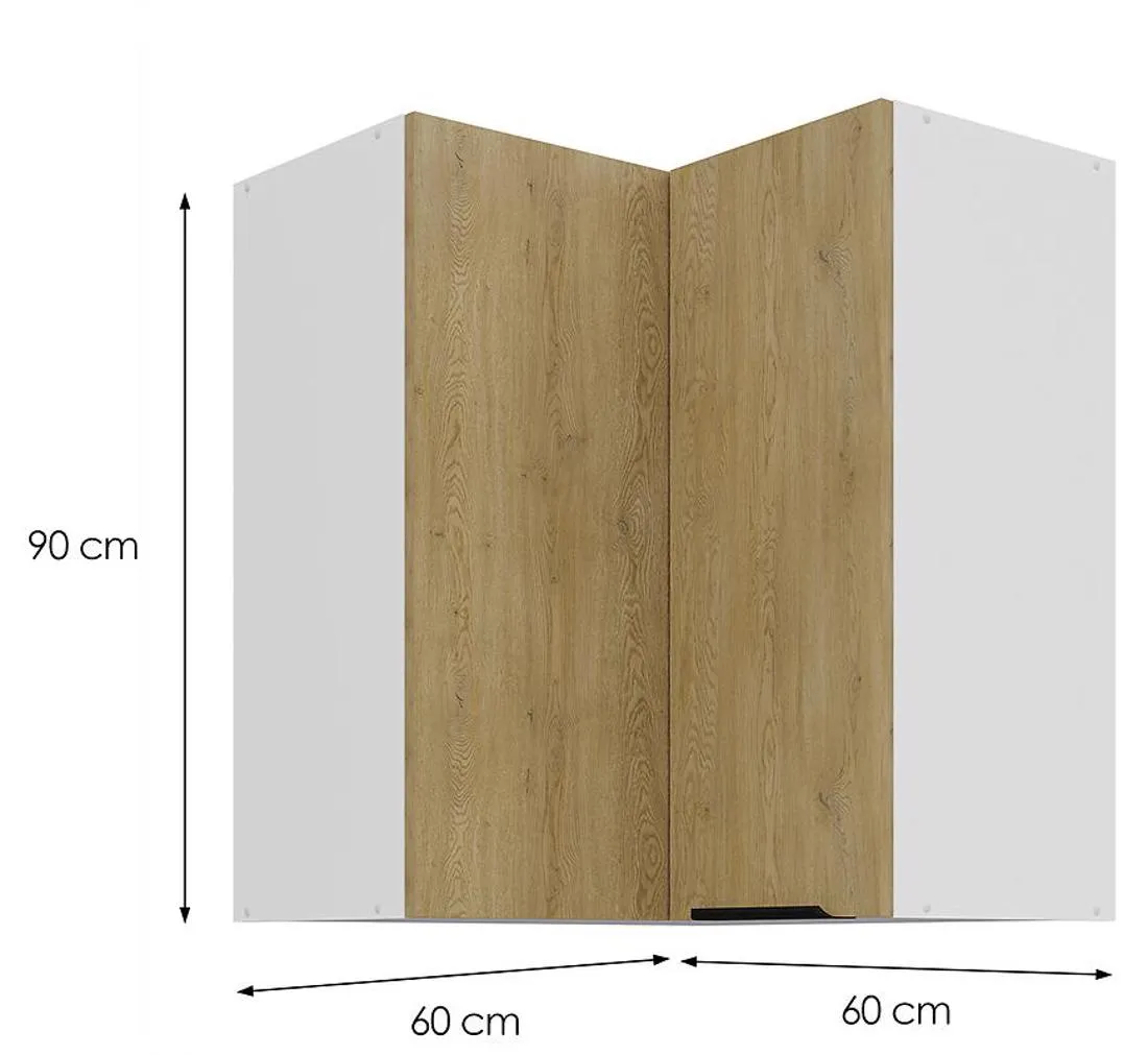 Kuhinjski ormaric Cremona WH 60X60 GN-90 2F (90°)