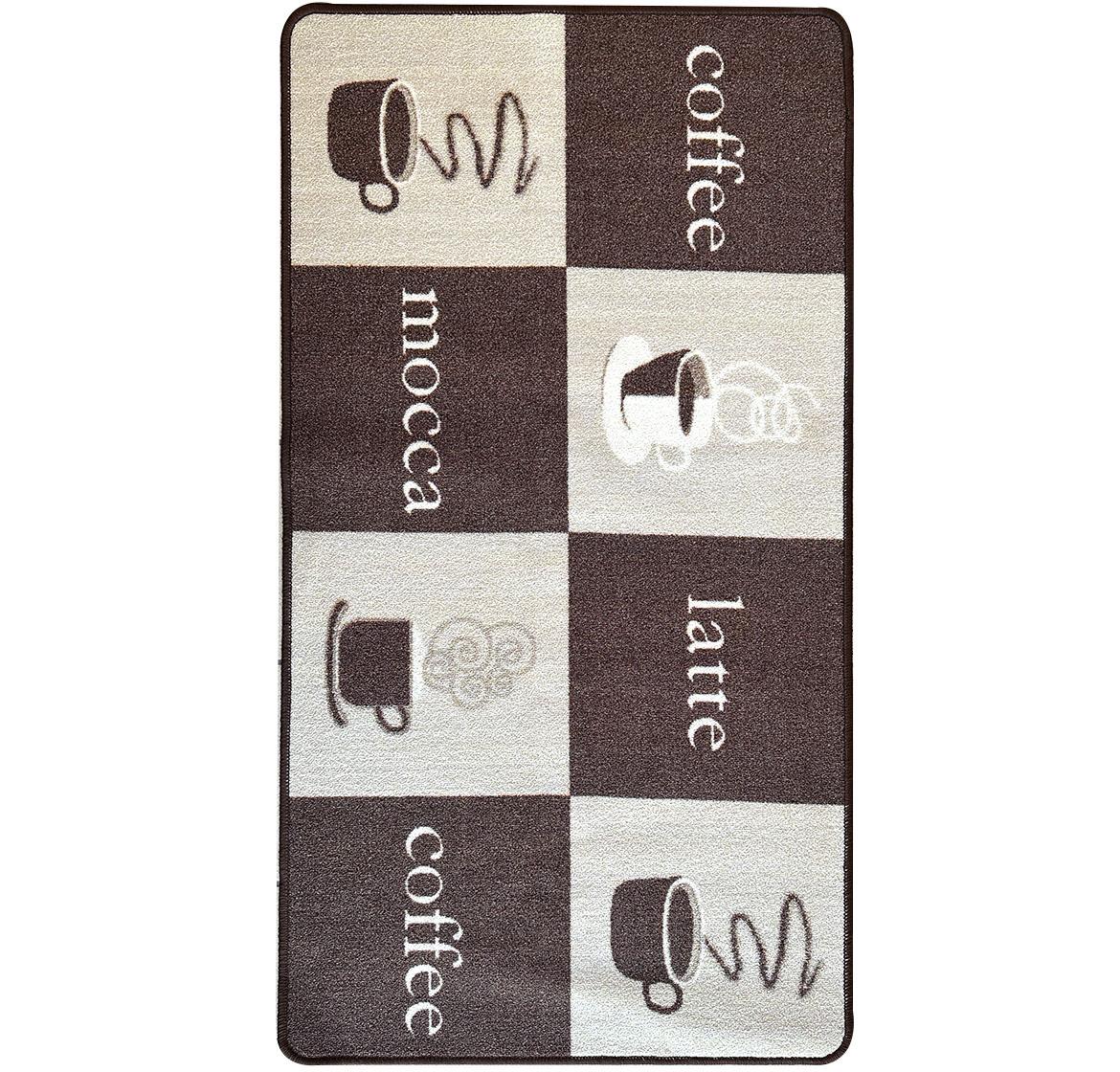 Kuhinjski tepih Coffee 67 x 120 cm braon