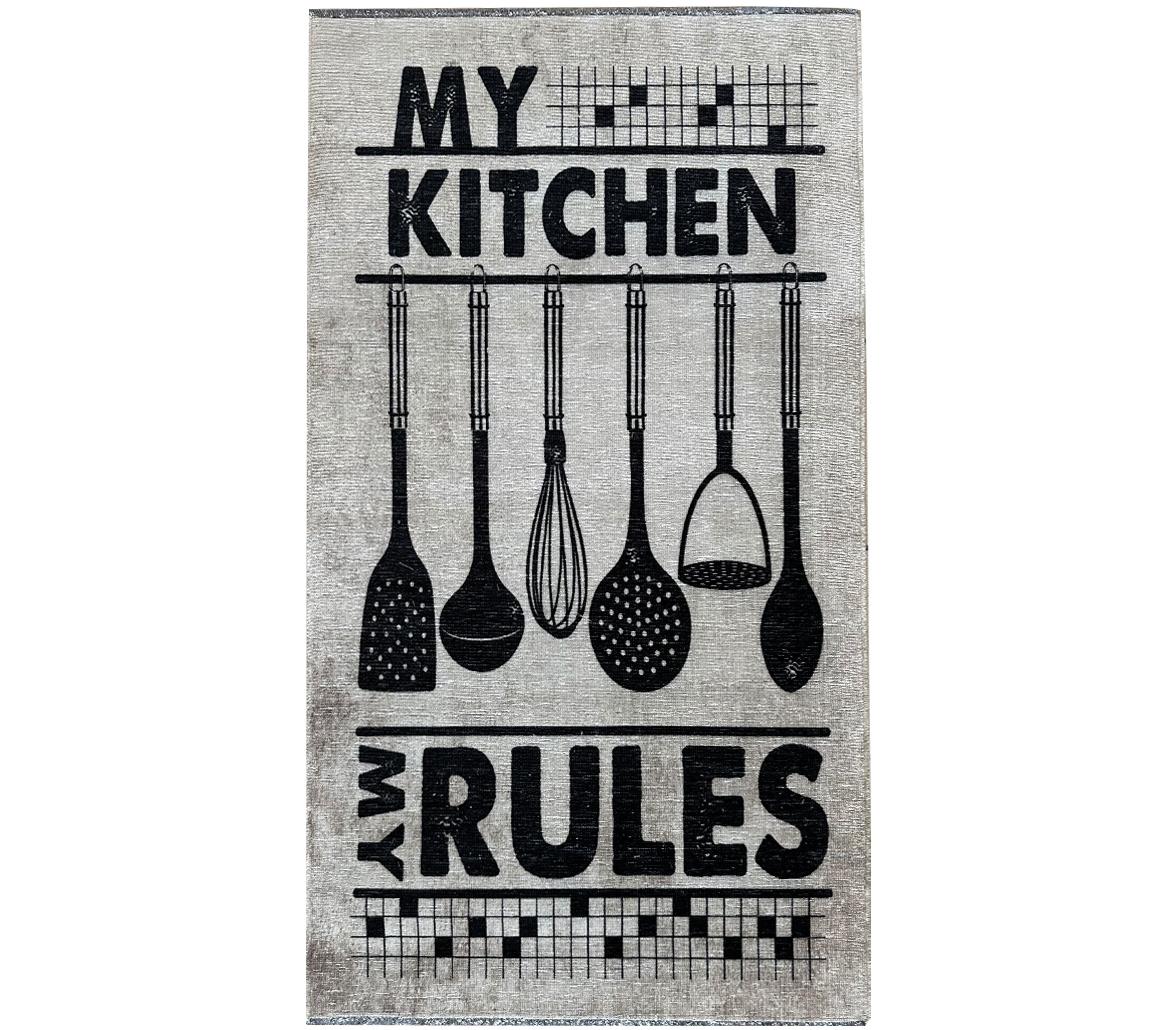 Kuhinjski tepih My Kitchen My Rules 70 x 220 cm