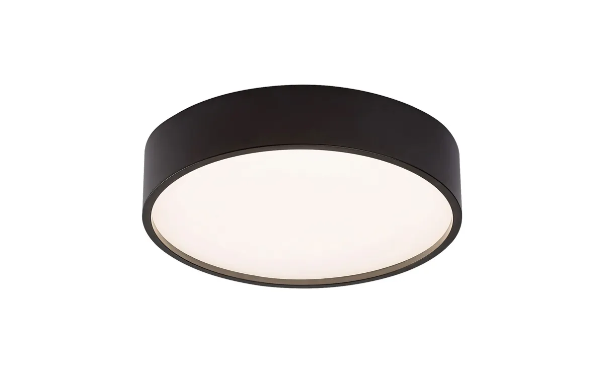 Kupatilska plafonjera Larcia LED crna