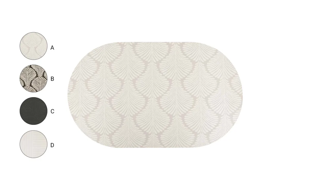 Kupatilska prostirka Shell 75x45x0,4cm više dezena