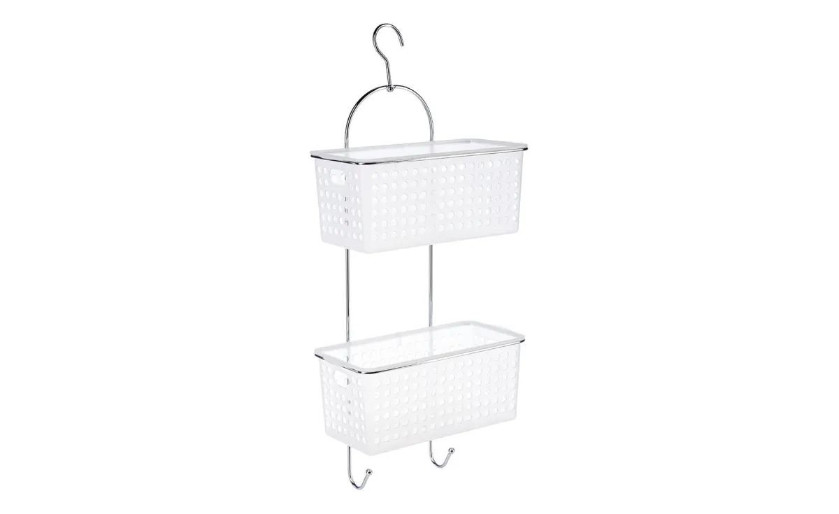 Kupatilski stalak sa dve police Metal 30x14x54cm