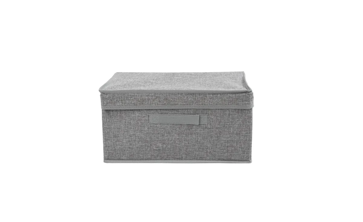 Kutija sa poklopcem Luis 39x29x19cm siva