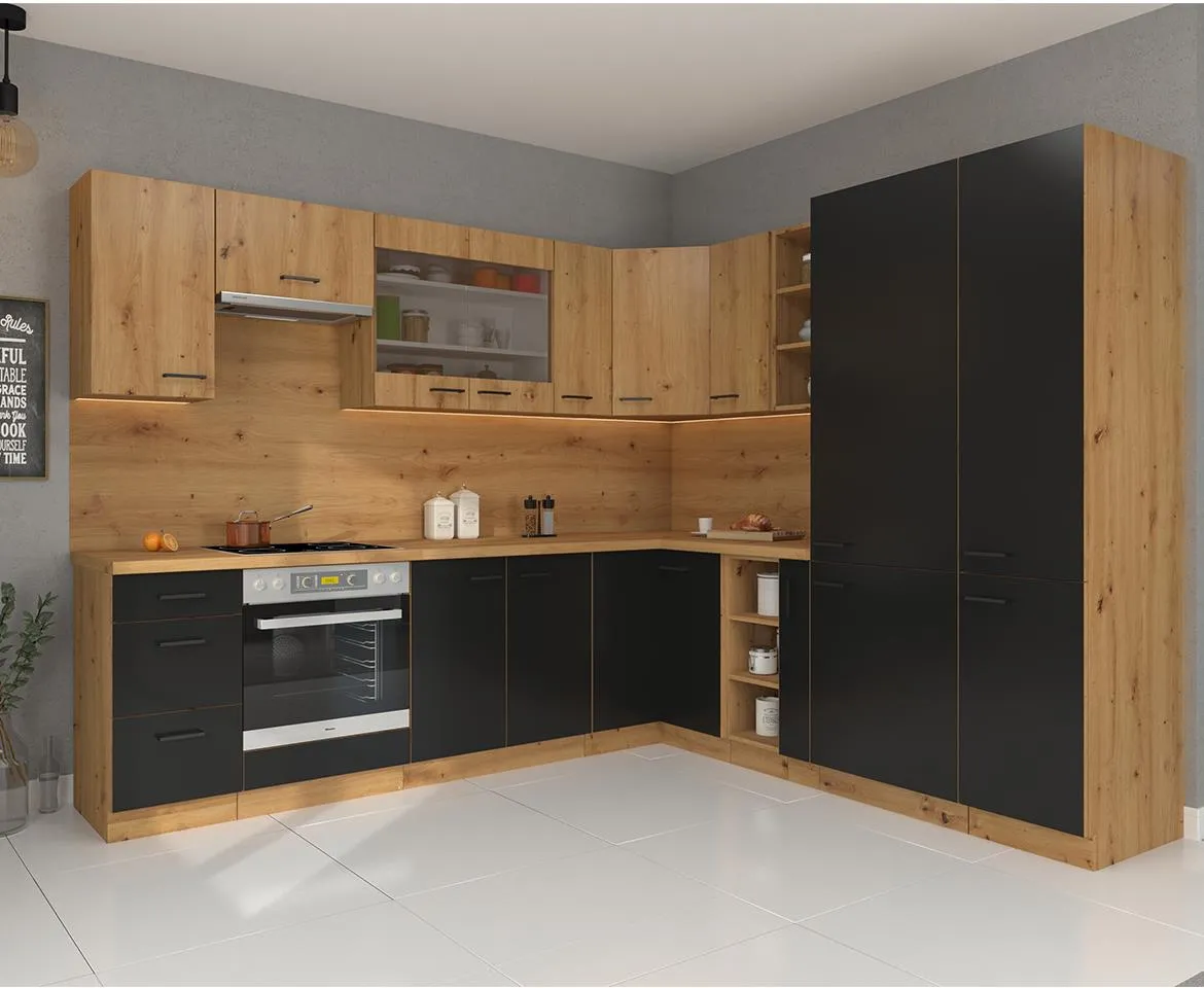 Kutna kuhinja Modena 270x235x210 cm